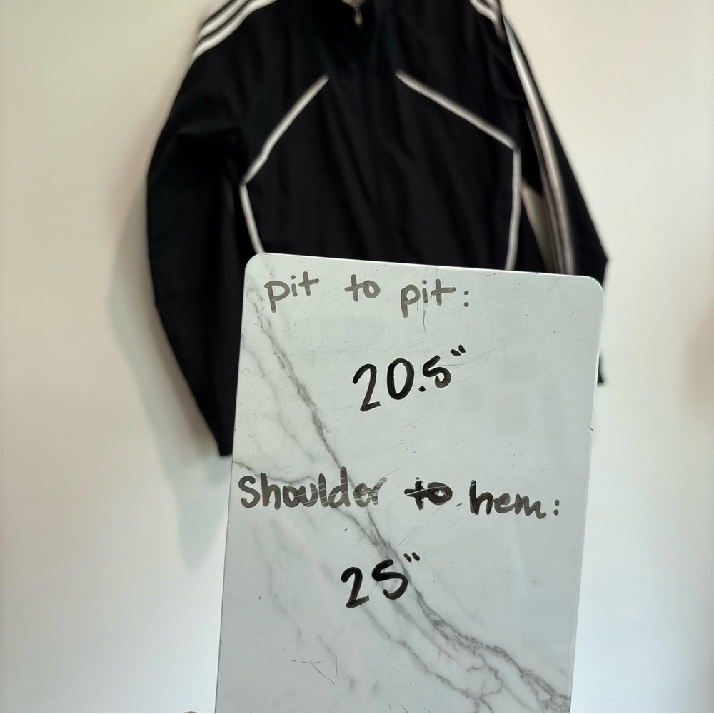 Adidas Full Zip Down Jacket Medium Black And White - image 7